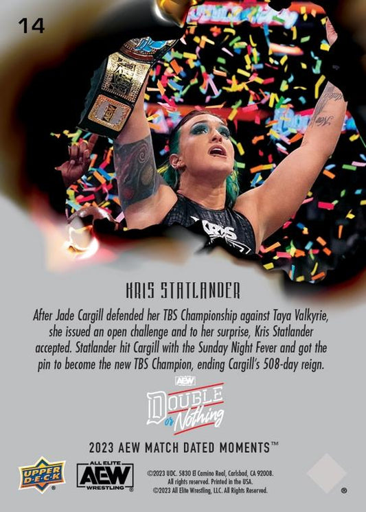 Kris Statlander – Kris Statlander Returns and Surprises Jade Cargill to Win the TBS Championship