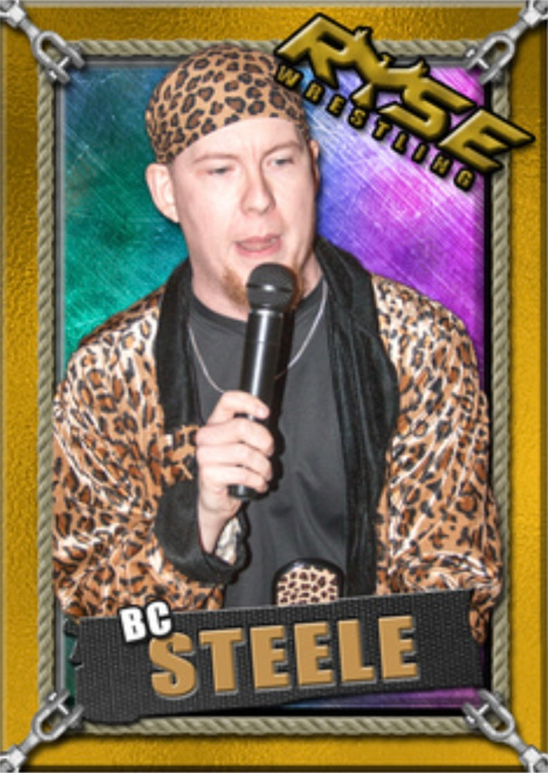 BC Steele trading card PW Catalog
