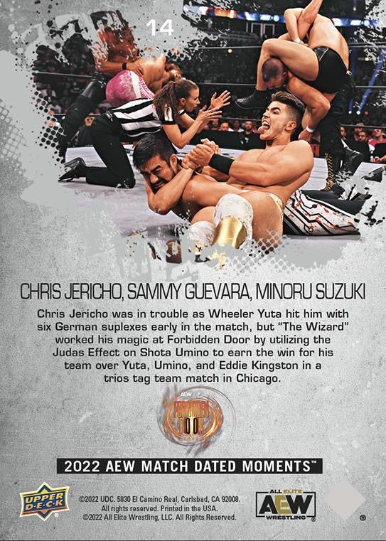 Chris Jericho, Sammy Guevara, Minoru Suzuki – in Trios Action, Chris Jericho, Sammy Guevara and Minoru Suzuki Earn a Major Victory at Forbidden Door