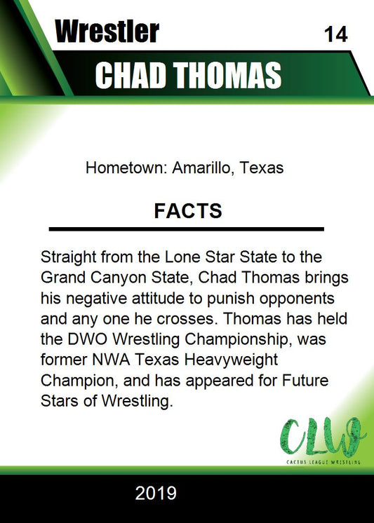 Chad Thomas Trading Card PWcatalog