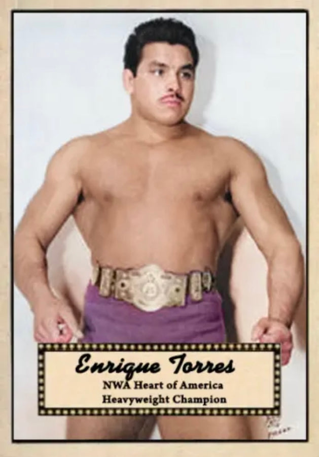 Enrique Torres trading card PW Catalog