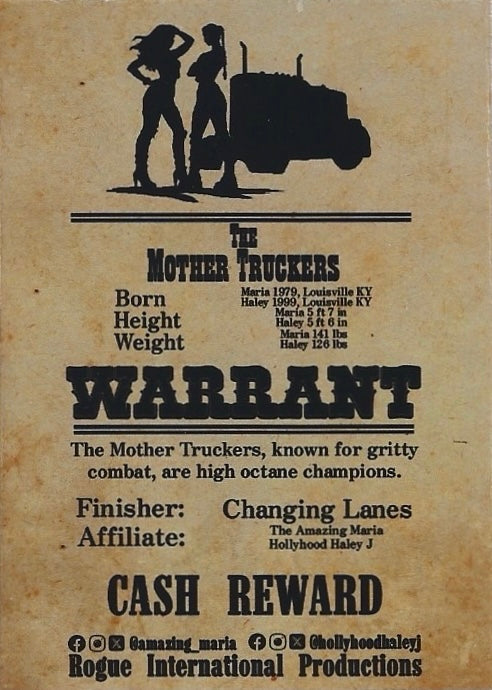 The Mother Truckers trading card PW Catalog
