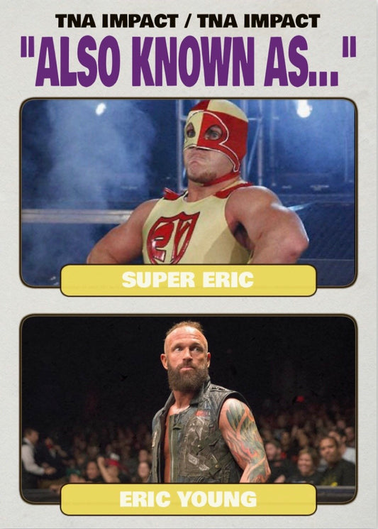 Super Eric / Eric Young trading card PW Catalog