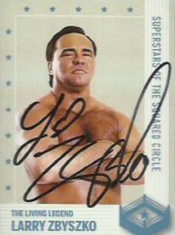 The Living Legend Larry Zbyszko trading card PW Catalog