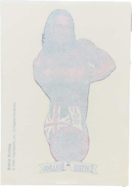 WWF Tattoos 1995 British Bulldog from Germany
