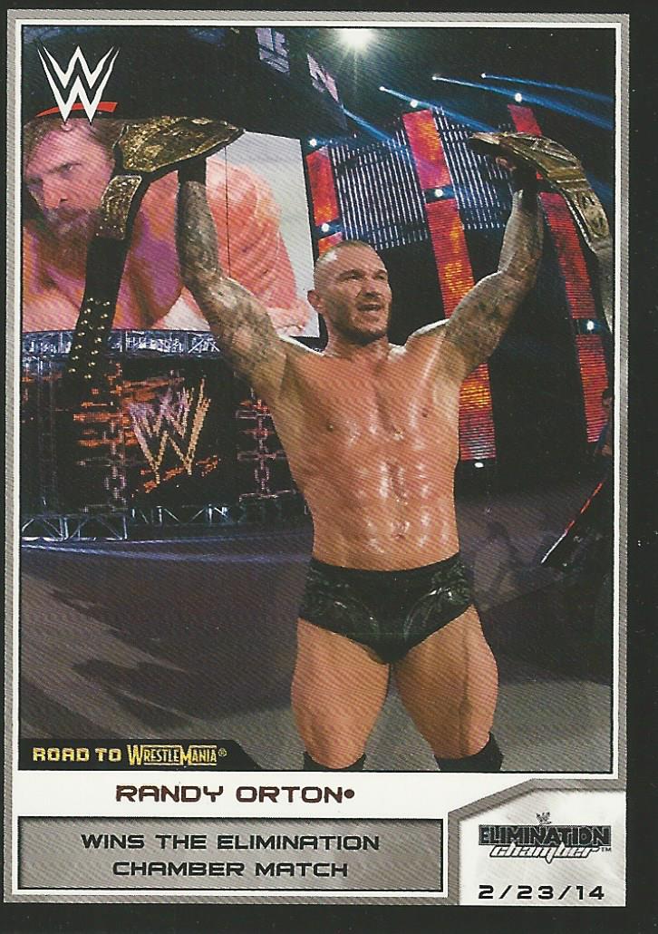 WWE Topps Road to Wrestlemania 2014 Randy Orton #80