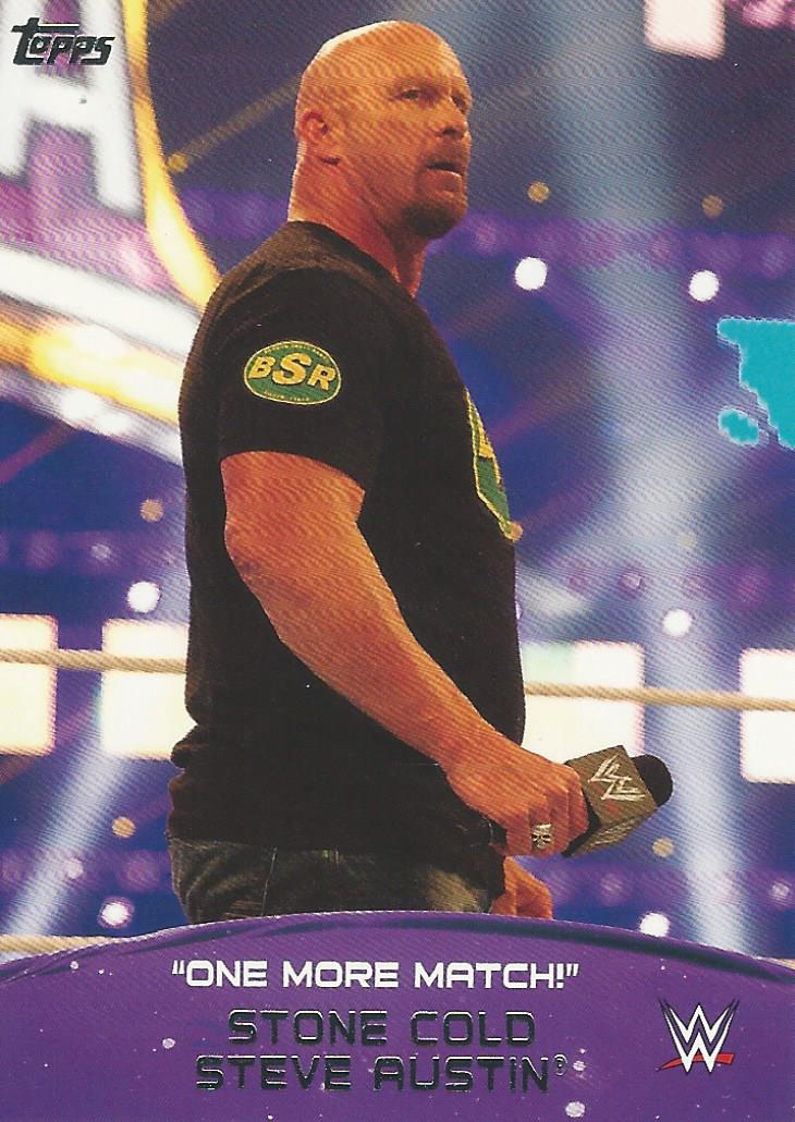 WWE Topps 2015 Stone Cold Steve Austin 10 of 10 trading card PW Catalog