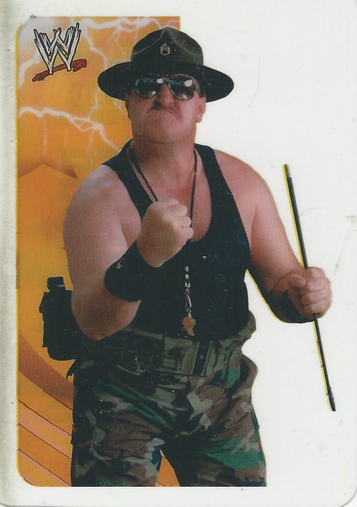 WWE Edibas Lamincards 2005 Sgt Slaughter #140