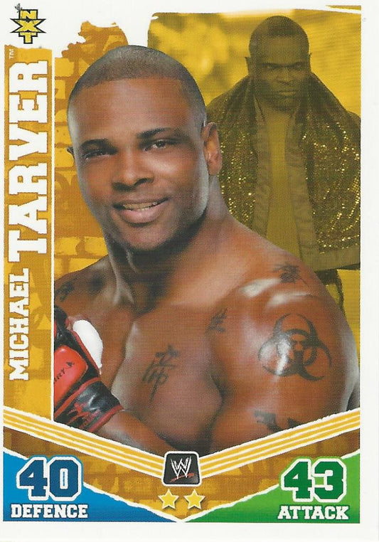WWE Topps Slam Attax Mayhem 2010 Michael Tarver NXT #140