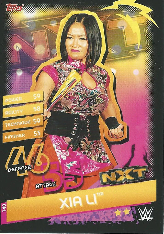 WWE Topps Slam Attax Reloaded 2020 Xia Li #140 NXT