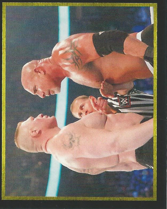 WWE Topps Stickers 2017 Goldberg vs Brock Lesnar #196