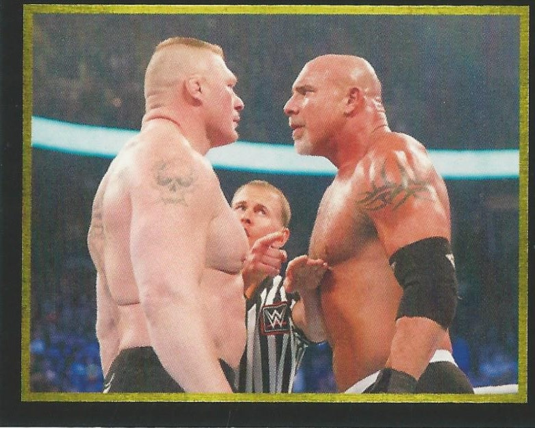 WWE Topps Stickers 2017 Goldberg vs. Brock Lesnar #196