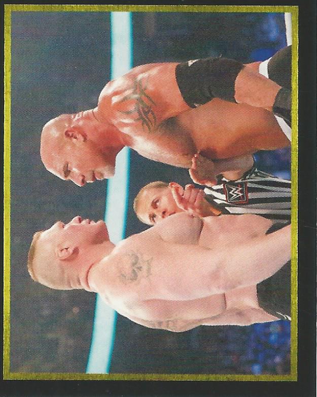 WWE Topps Stickers 2017 Goldberg vs Brock Lesnar #196