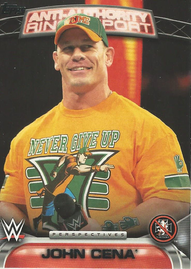 WWE Topps 2016 John Cena 10AA trading card PW Catalog