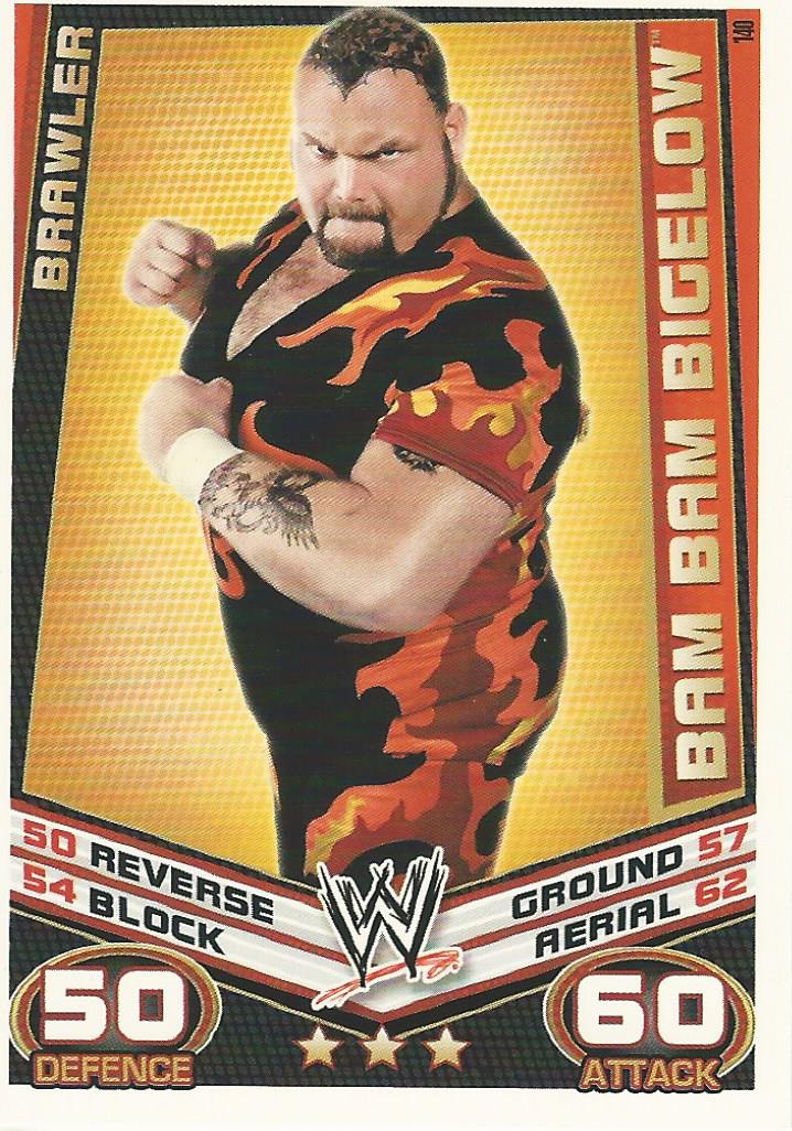 WWE Topps Slam Attax Rebellion 2012 Bam Bam Bigelow #140