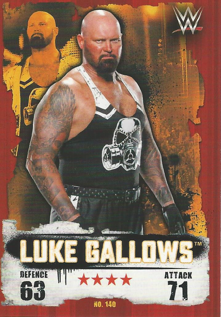 WWE Topps Slam Attax Takeover 2016 Luke Gallows #140