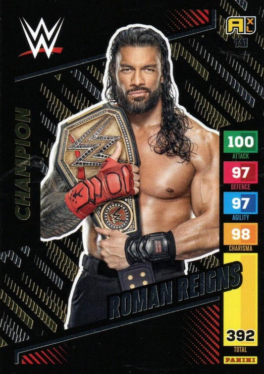 Roman Reigns trading card PW Catalog