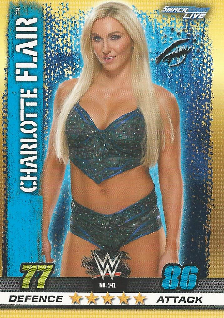 WWE Topps Slam Attax 10th Edition 2017 Charlotte Flair #141
