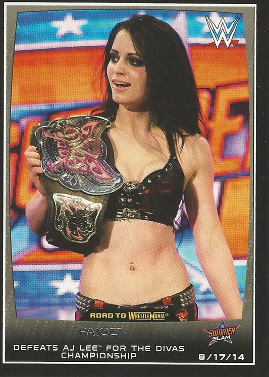 WWE Topps Road to Wrestlemania 2015 Paige #41