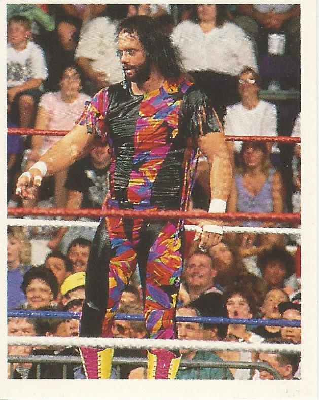 WWF Merlin Stickers 1992 Macho Man Randy Savage #141