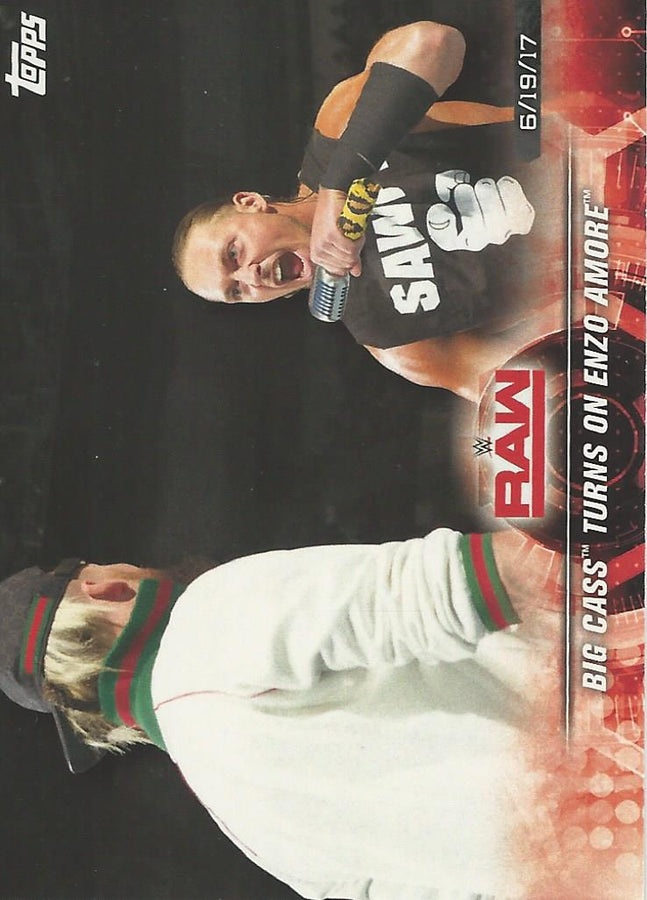 WWE Topps Road to Wrestlemania 2018 Big Cass #41