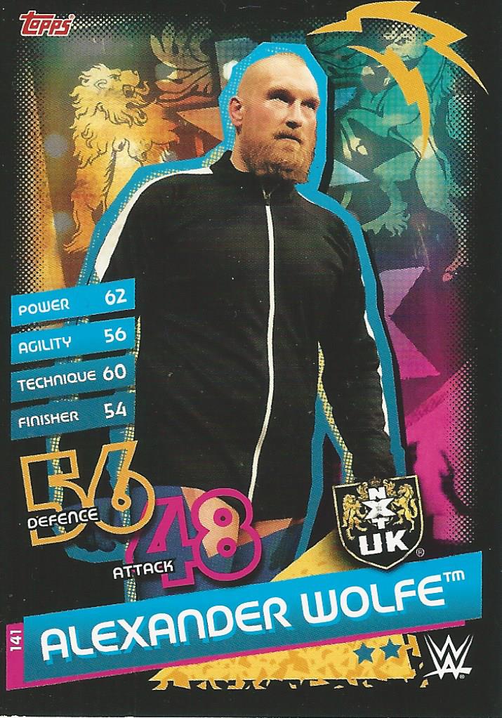 WWE Topps Slam Attax Reloaded 2020 Alexander Wolfe #141 NXT UK