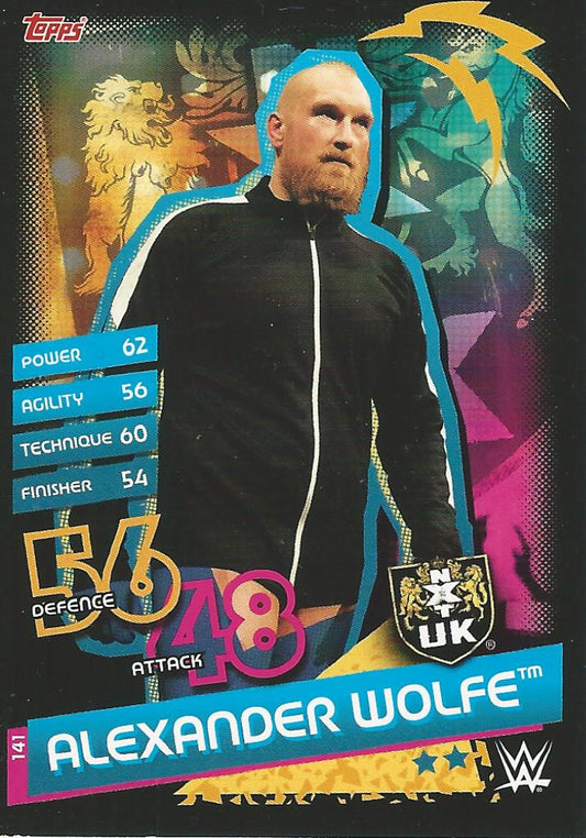 WWE Topps Slam Attax Reloaded 2020 Alexander Wolfe #141 NXT UK
