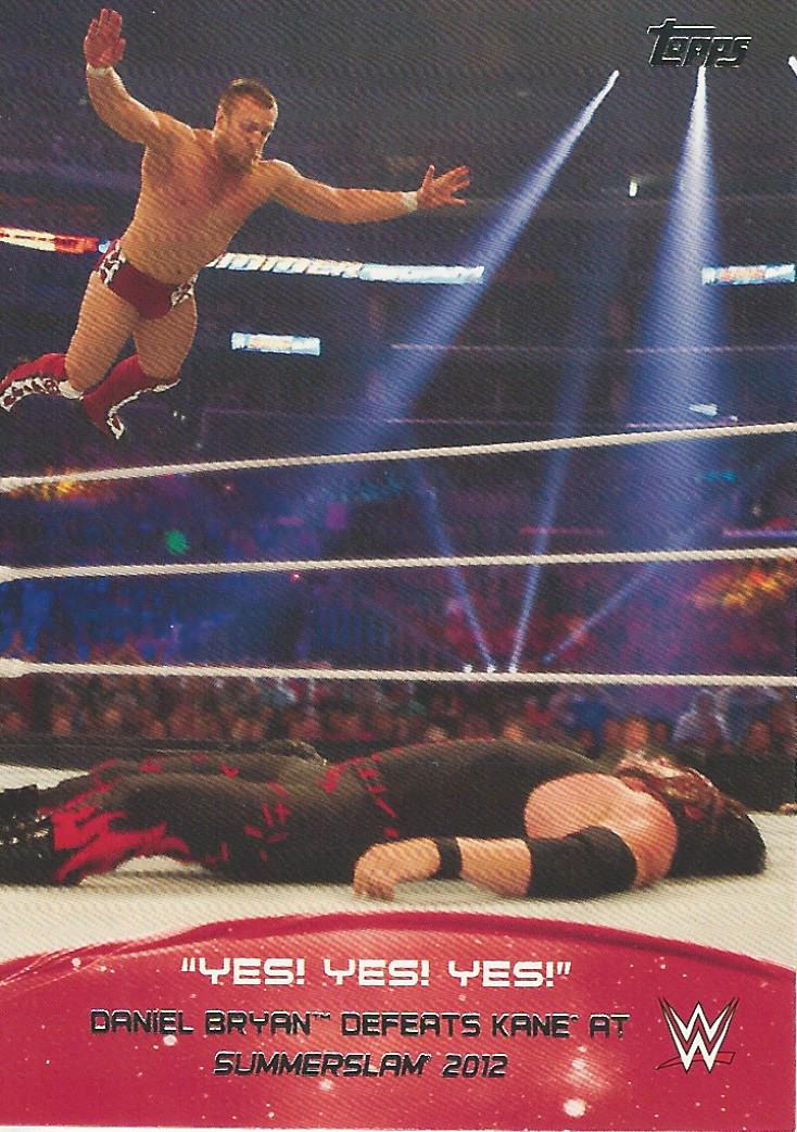 WWE Topps 2015 Daniel Bryan 1 of 10 trading card PW Catalog