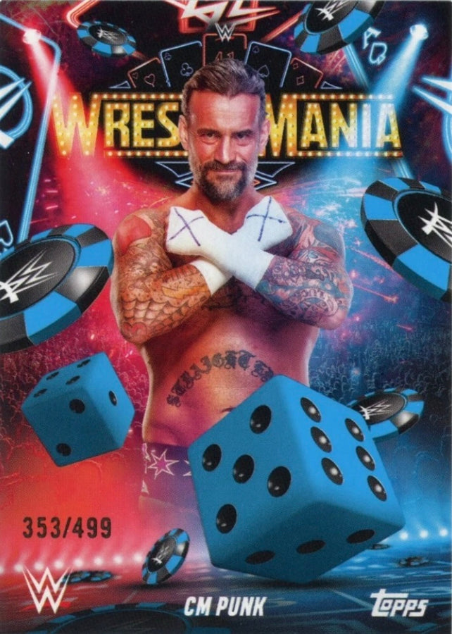 CM Punk trading card PW Catalog