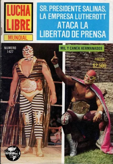 Lucha Libre Volume 1427 Magazine PWcatalog