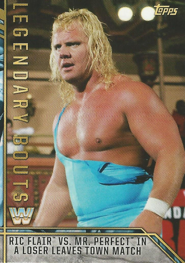 WWE Topps Legends 2017 Mr Perfect LB-12 trading card PW Catalog