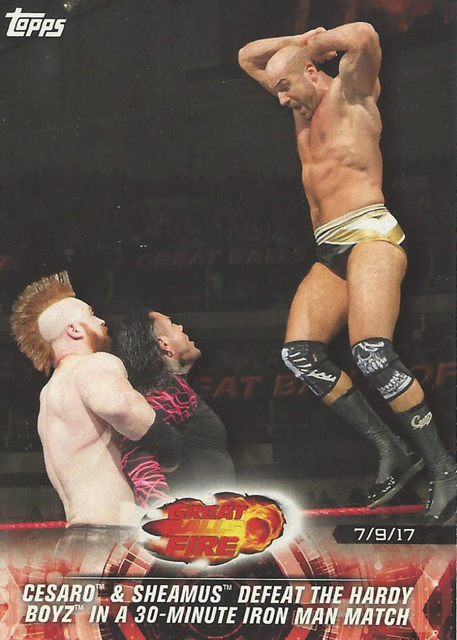 WWE Topps Road to Wrestlemania 2018 Cesaro #42