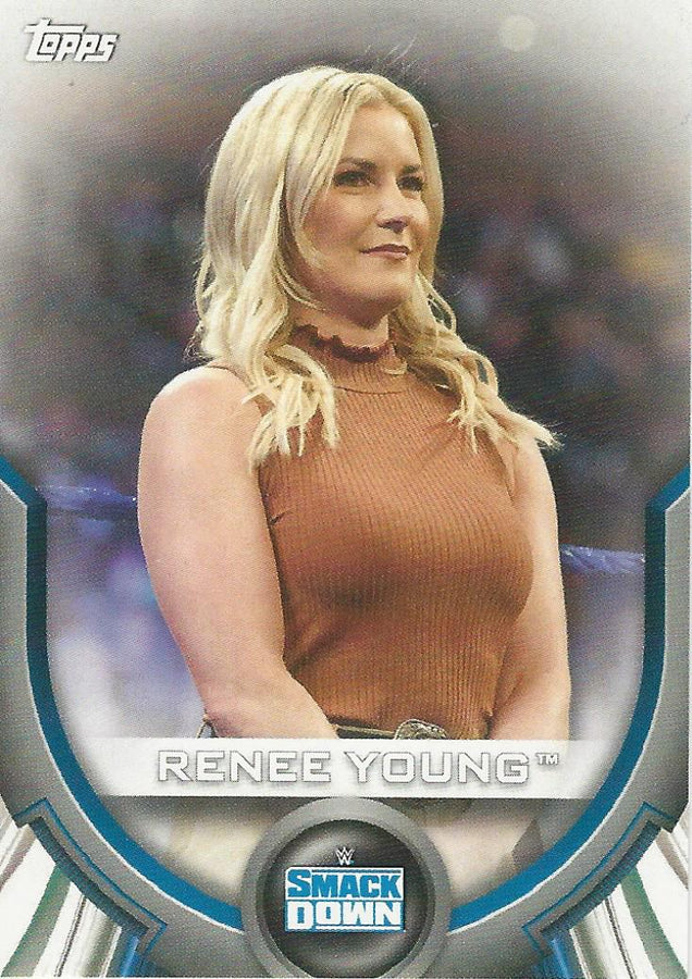 WWE Topps Women Division 2020 Renee Young RC-42 trading card PW Catalog