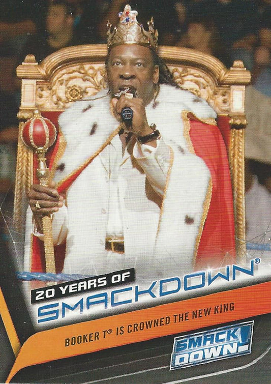 WWE Topps Smackdown 2019 Booker T SD-22 trading card PW Catalog