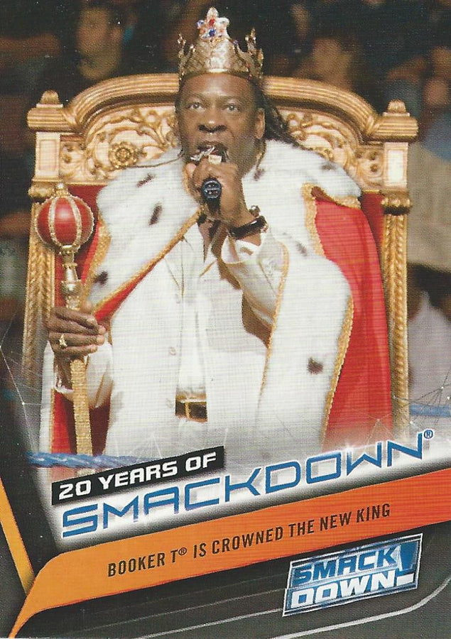 WWE Topps Smackdown 2019 Booker T SD-22 trading card PW Catalog