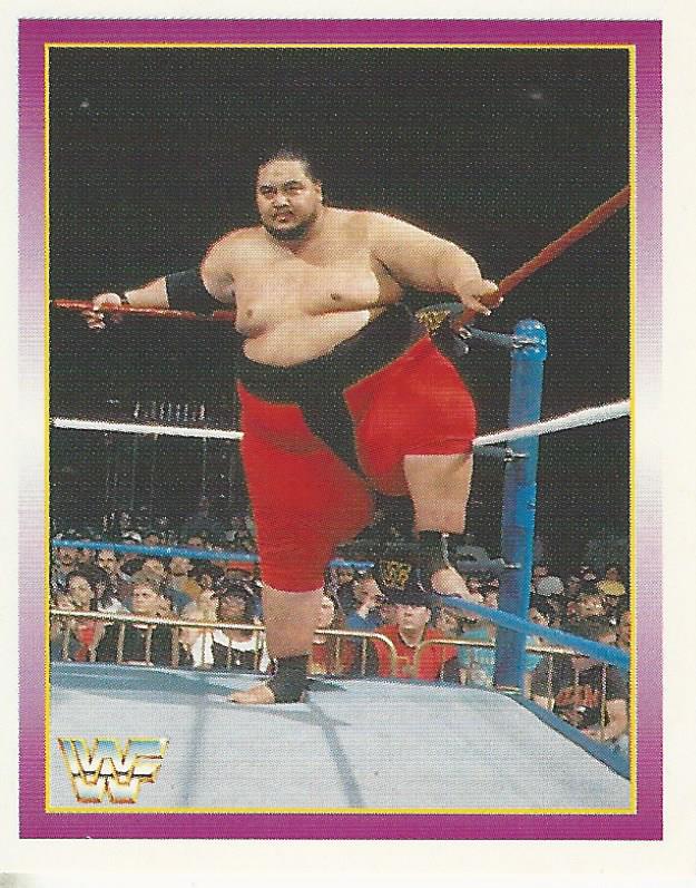 WWF Merlin Stickers 1995 Yokozuna #142