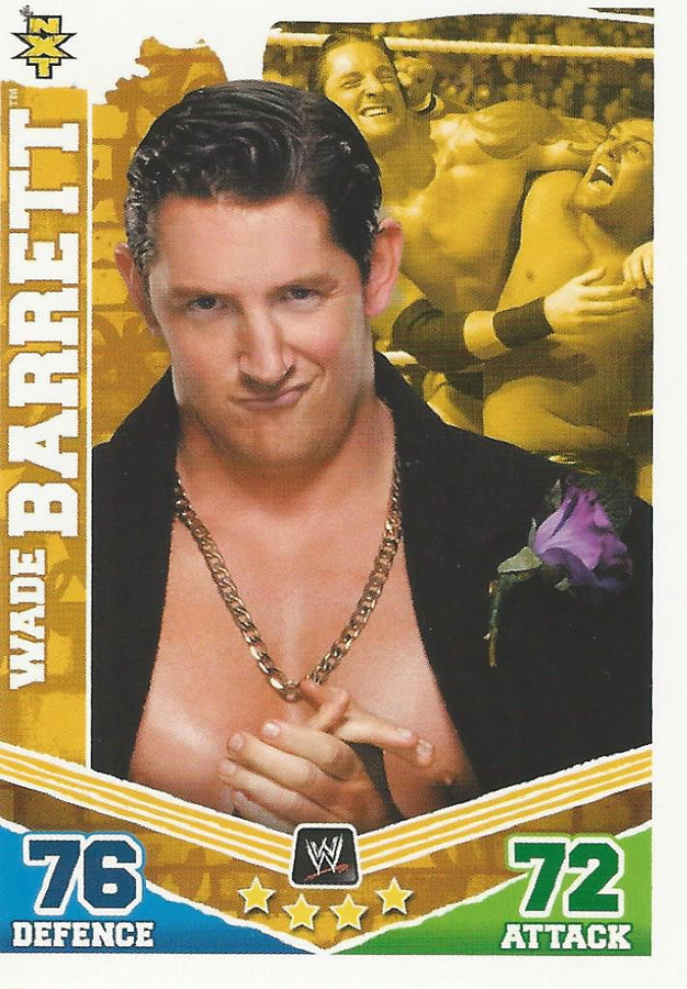 WWE Topps Slam Attax Mayhem 2010 Wade Barrett NXT #142