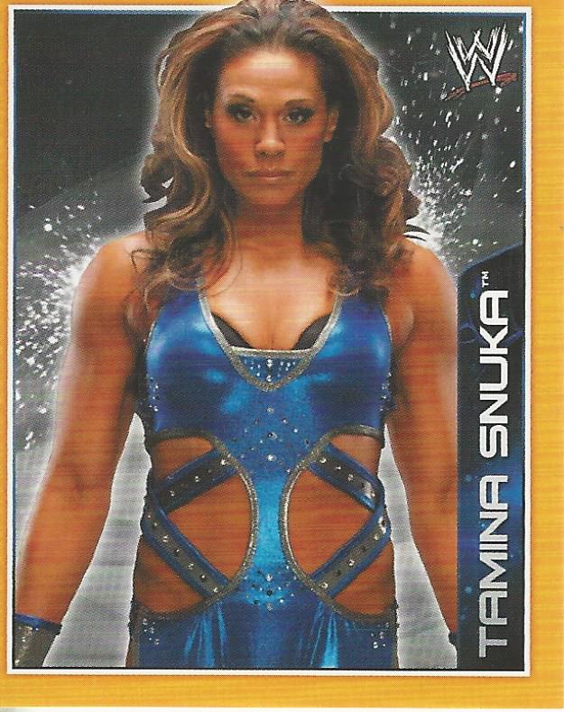 WWE Topps A-Z Sticker Collection 2014 Tamina #142