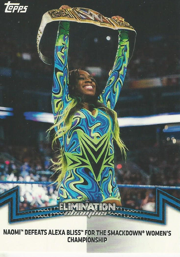WWE Topps Women Division 2018 Naomi SDL-2 trading card PW Catalog