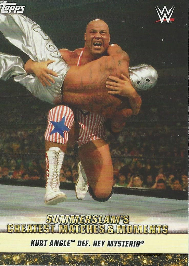 WWE Topps Summerslam 2019 Kurt Angle GM-22 trading card PW Catalog