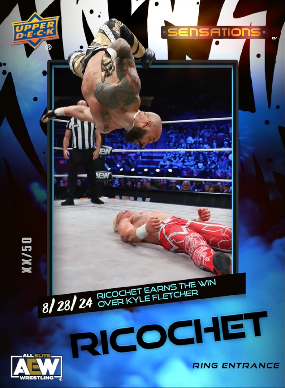 8/28/24 – Ricochet – Ricochet Earns the Win Over Kyle Fletcher