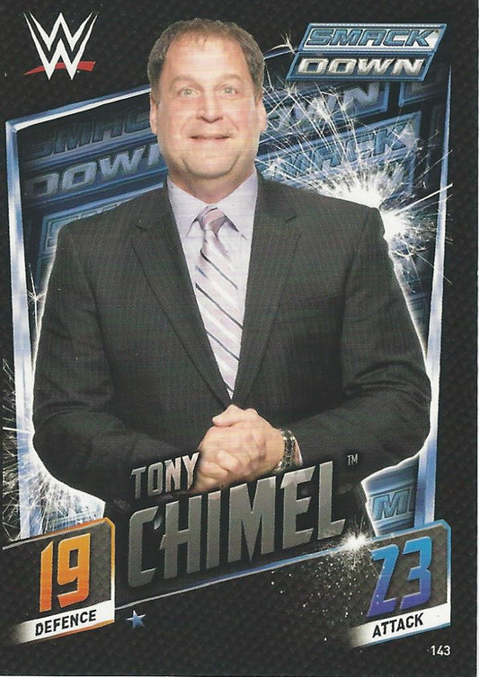WWE Topps Slam Attax 2015 Then Now Forever Tony Chimel #143