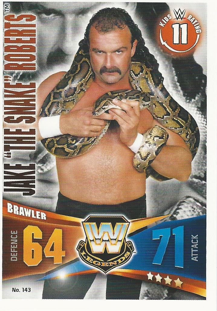 WWE Topps Slam Attax Rivals 2014 Jake the Snake Roberts #143