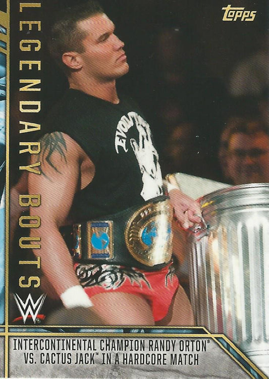 WWE Topps Legends 2017 Randy Orton LB-13 trading card PW Catalog