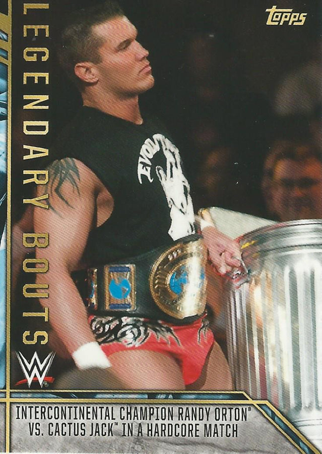 WWE Topps Legends 2017 Randy Orton LB-13 trading card PW Catalog