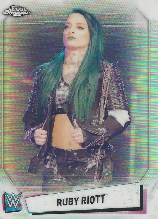 WWE Topps Chrome 2021 Ruby Riott Refractor #65