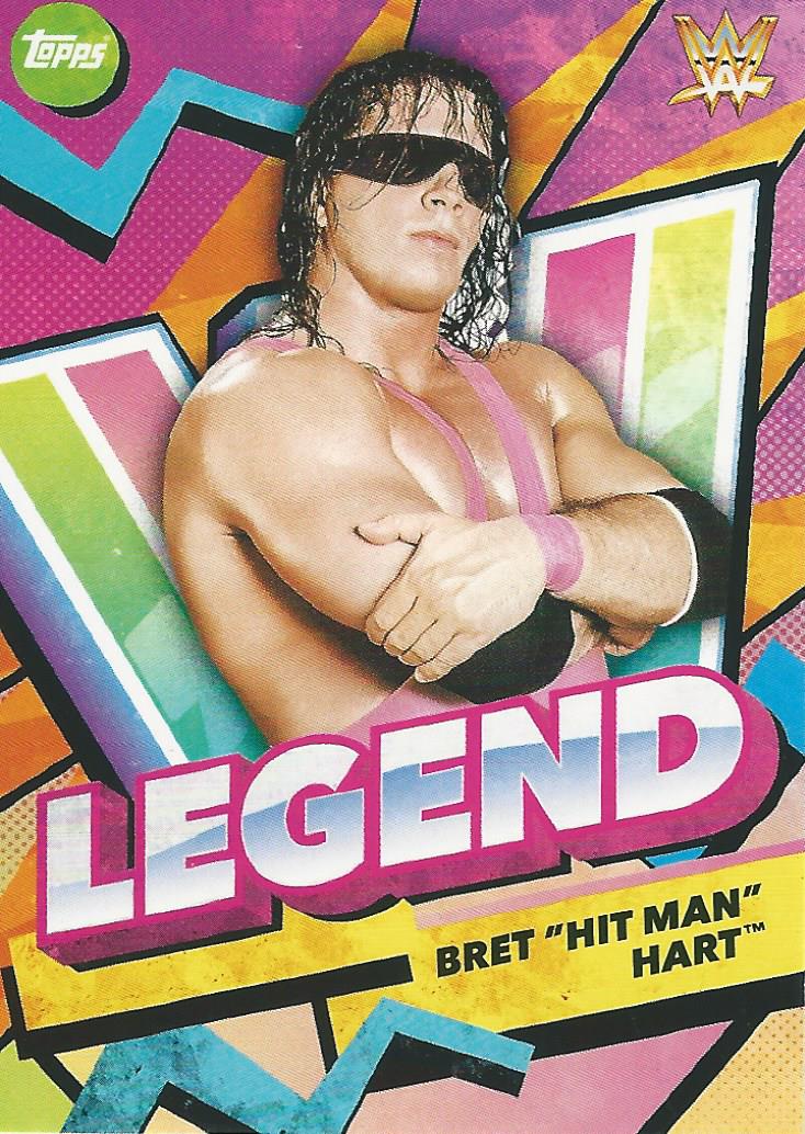 Topps WWE Superstars 2021 Bret Hart #143