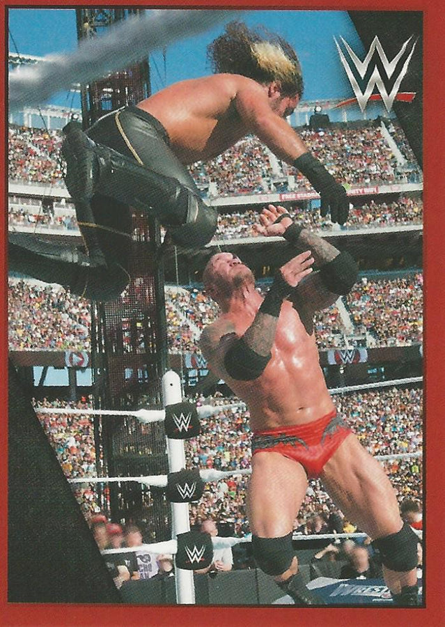 WWE Topps Then Now Forever 2016 Stickers Randy Orton #143