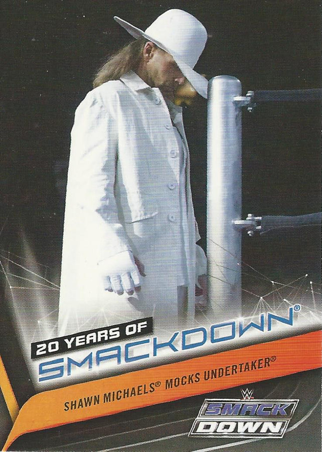 WWE Topps Smackdown 2019 Shawn Michaels SD-23 trading card PW Catalog