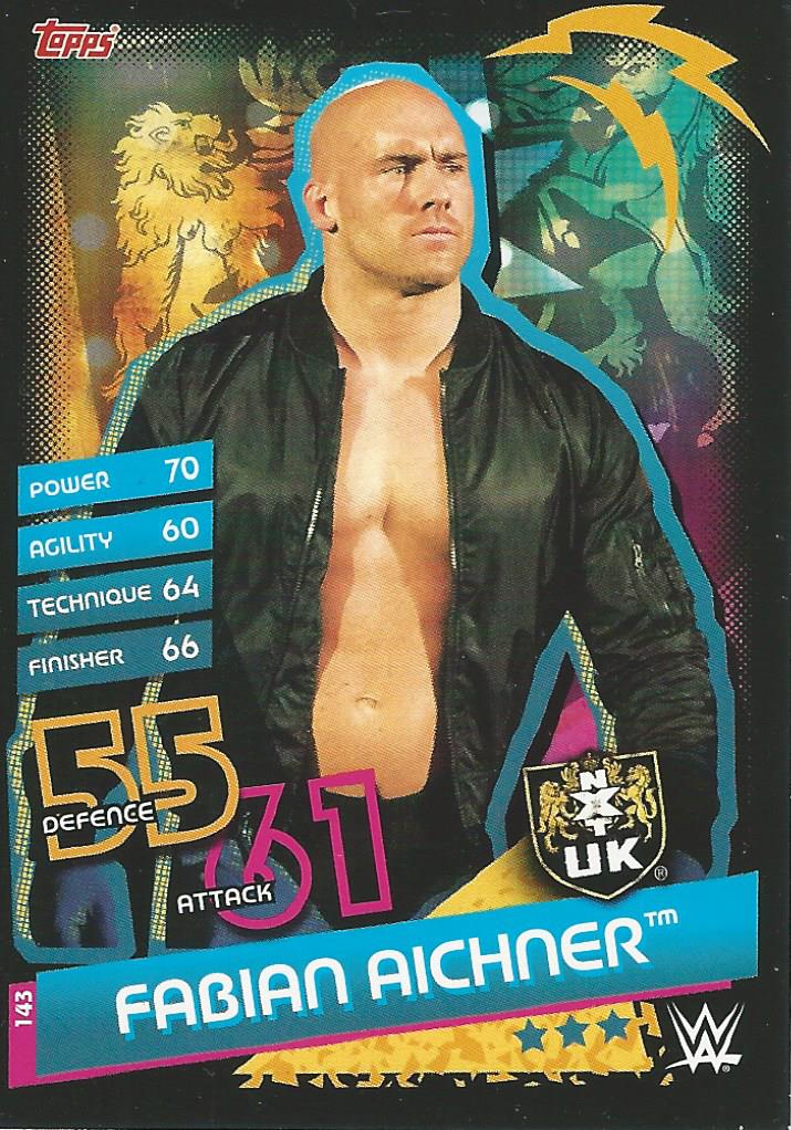 WWE Topps Slam Attax Reloaded 2020 Fabian Aichner #143 NXT UK